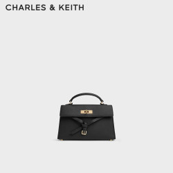 CHARLES & KEITH 【荔枝小方】手提斜挎包 CK2-50701691