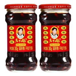 老干妈 陶华碧老干妈风味豆豉油辣椒280g香辣瓶装辣椒酱