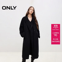 ONLY 12536U018 含绵羊毛茧型毛呢大衣