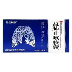 [红云制药]益肺止咳胶囊 0.3g*24粒 1盒装  润肺 止咳祛痰 咳嗽咯痰