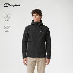 Berghaus 26秋冬新品FLEXI 男子软壳冲锋衣外套户外通勤防风防水
