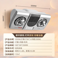 雷士 壁挂款灯风双暖浴霸