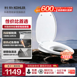 科勒 35054T 智能马桶盖 恒动速热式智能盖板 挡尿防溅+喷管自清洁 老少轻松上手