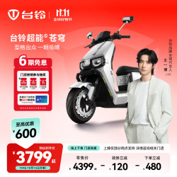 台铃 超能S·苍穹 长续航电动摩托车 皓石灰