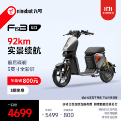 九号 FZ3 110 电动自行车