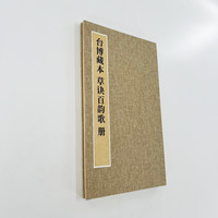 王羲之草诀百韵歌  含小楷朱批台博藏本 微喷复刻原大装饰字画