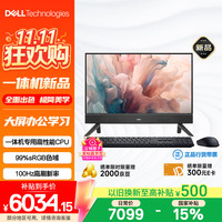 戴尔 灵越 新款 高端一体机台式电脑(13代i5 16G 512G)曜石黑 23.8英寸 100Hz 办公学习机