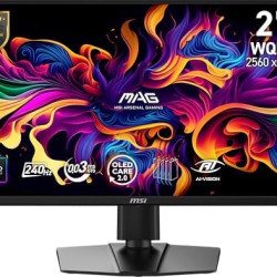 MSI MAG 272QP QD-OLED 27英寸电竞显示器