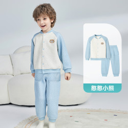 ibaby 英伦宝贝 儿童长袖卫衣休闲卫裤薄款套装