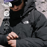 北面 羽绒服男Puffy550蓬鹅绒防泼溅保暖外套|88R4 4H0/宇宙黑 M /170