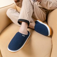 88VIP：回力 棉拖鞋 藏青色