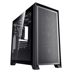 爱国者 T21 PRO机箱台式机ATX侧透360水冷游戏电竞台式电脑主机箱 黑色（ATX/360水冷）