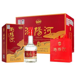 瀏陽河酒古酿6白酒整箱52度浓香型500ml*6瓶请客送礼佳品 52度 500mL 6瓶