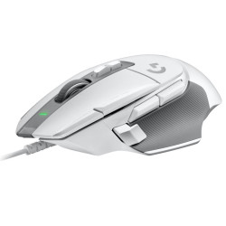 罗技 G）G502 X有线游戏鼠标 进阶有线版 全新光学机械混合微动 HERO引擎 电竞鼠标  白色