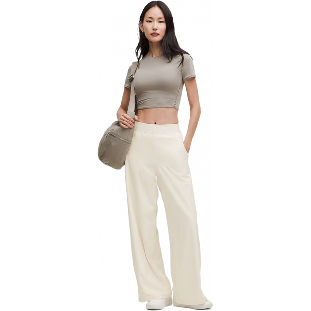 lululemon 丨Swift 女士阔腿裤 *腰部徽标*亚洲版型 LW5IDEA 浅象牙白 M