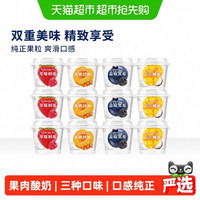 卡士 酸奶蓝莓黑莓黄桃沙棘草莓树莓果粒