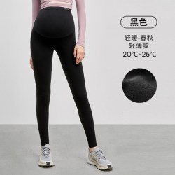 嫚熙 纯棉打底裤夏季孕期瑜伽裤裤托腹裤提臀裤装