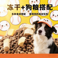 宠贝趣 冻干肉松多拼狗粮大袋通用型泰迪博美比熊冻干狗粮
