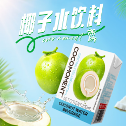 佳农 COCOMOMENT电解质椰子水饮料200ml×12盒整箱装 2箱
