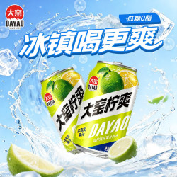 大窑 柠爽双柠风味碳酸饮料 330mL