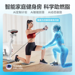野小兽 M2T美体车带拉力器+自发电+智能调阻+专业直播课程