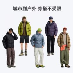 拓路者 高山700蓬羽绒服 高端石墨烯户外 脉冲紫
