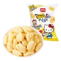 盼盼 麦香鸡味块 咸蛋黄味 55g*6袋 膨化食品