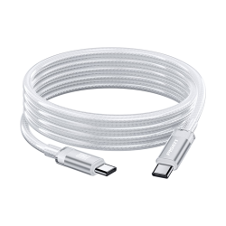 品胜 苹果18promax数据线 Type-C双头PD60W快充 冰川透明 2m
