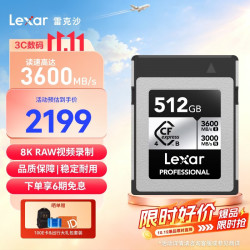 雷克沙 SILVER系列 CF存储卡 512GB（1750MB/s）