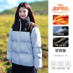 骆驼 火炉3.0中厚羽绒服女生运动户外城市休闲保暖加厚外套面包服