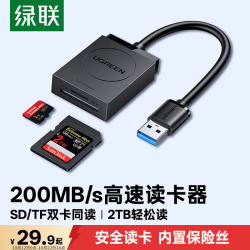 绿联 高速 读卡器