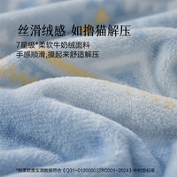 水星家纺 A类牛奶绒四件套 1.5米床 床单款