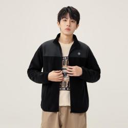 雪中飞 情侣款摇粒绒外套休闲百搭品质柔软面料YK拉链外套男女