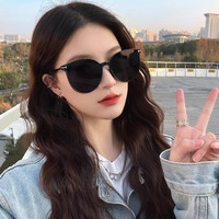 2026年新款时尚太阳镜女高级感偏光防紫外线大脸圆脸网红墨镜女士