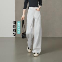ESE-Y 百搭显瘦高级感阔腿裤26春秋季新款宽松休闲裤子女