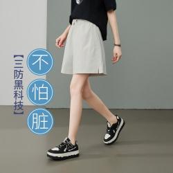 ESE-Y 轻薄柔软不沾身休闲短裤女26夏高腰四分A字裤