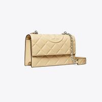 TORY BURCH Fleming菱形图案压花双T字 斜挎单肩包 女款