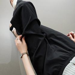 ESE-Y 易打理通勤百搭休闲裤女夏26新款薄九分阔腿裤