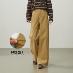ESE-Y 侧缝前移设计牛仔裤女秋26新阔腿裤裤长裤