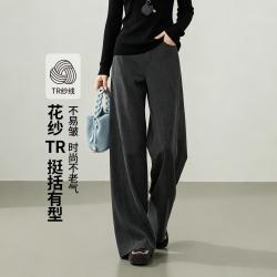 ESE-Y 时尚百搭休闲裤子女秋26新拖地阔腿裤