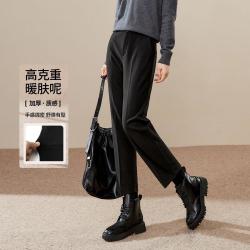 ESE-Y 版西裤厚休闲裤子女秋26新款九分哈伦裤