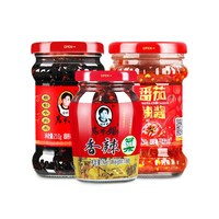 老干妈 风味鸡280g+香菇肉丁210g+番茄辣酱210g 包装