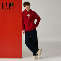 Gap 纯棉宽松 男士阔腿牛仔裤