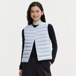 波司登 女士排骨条可调节领型羽绒马甲 B260135016
