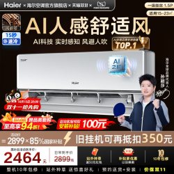 海尔 舒适风Pro系列 KFR-35GW/E2-1Pro 新一级能效 壁挂式空调 1.5匹