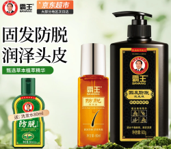霸王 防脱精华60ml+首乌洗发水600ml