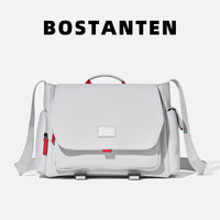 BOSTANTEN 极宇单肩斜挎包男背包大容量14吋电脑包多功能可拆卸相机内胆包