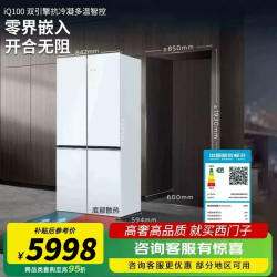 西门子 KC88EA420C+KC88EA256C+KC88BEA63C+KC82AA349C+KT92AA256C+KC89BVA58C 超薄零嵌入双开门冰箱
