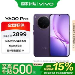 vivo Y600 Pro 12GB+512GB 5G手机 星曜紫 10200mAh