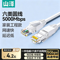 山泽六类网线 1.5米